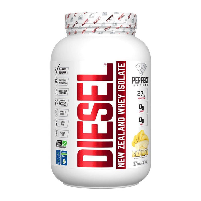 Diesel New Zealand Whey Protein Isolate Banana 2lb