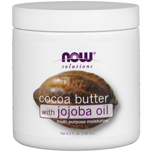 Now Cocoa Butter with Jojoba Oil 192 ml. For Dry Hair, Scalp & Skin