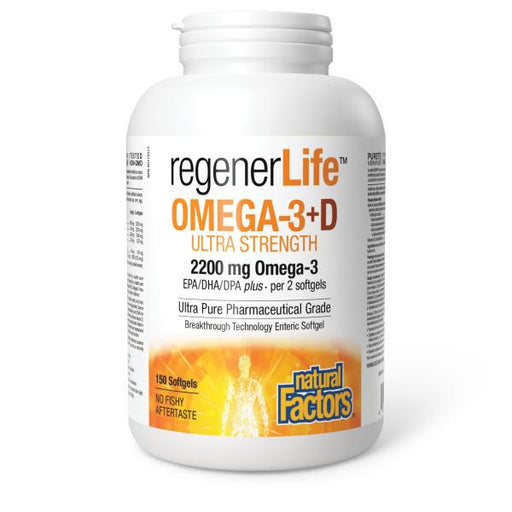 Regenerlife Omega 3 + D Ultra Strength 90 capsules