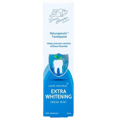 Green Beaver Naturapeutic Toothpaste Extra Whitening Mint 100 grams