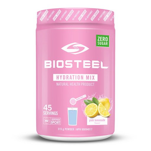 Biosteel Hydration Pink Lemonade 315 grams. For Energy, Hydration and Electrolyte