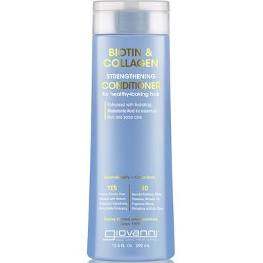 Gioivanni Biotin & Collagen Strengthening Conditioner 399 ml. For Stronger, Thicker Hair