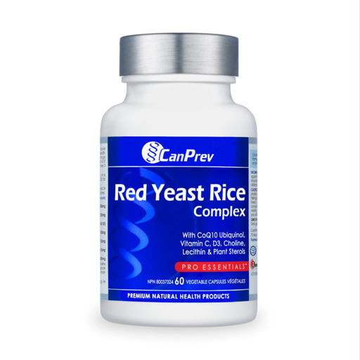 CanPrev Red Yeast Complex 60veggie capsules.