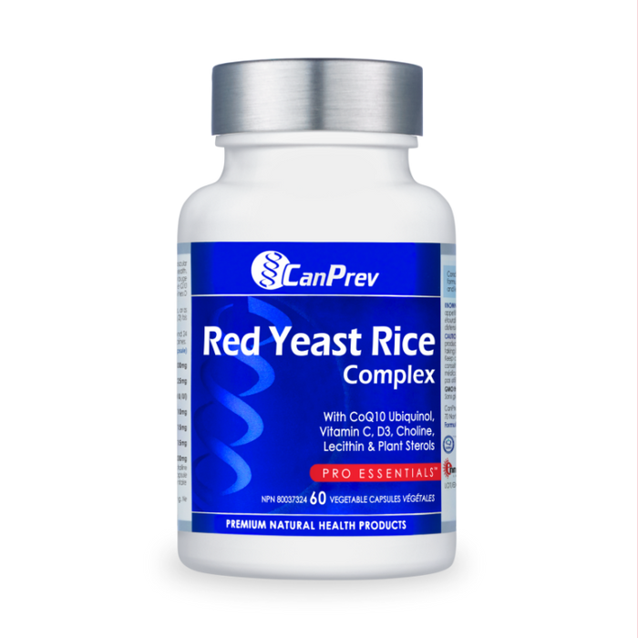 CanPrev Red Yeast Complex 60veggie capsules.