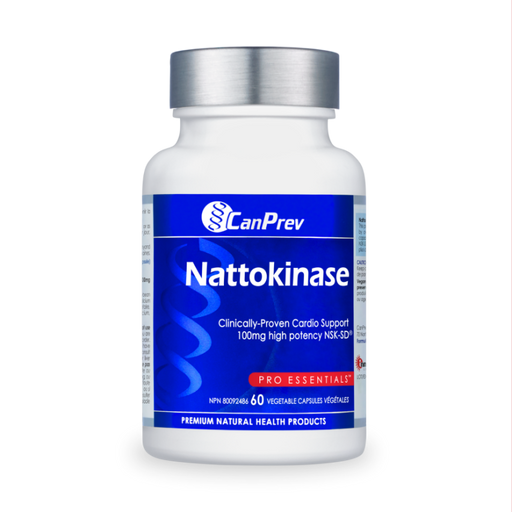 CanPrev Nattokinase 60 veggie capsules. For Heart Health