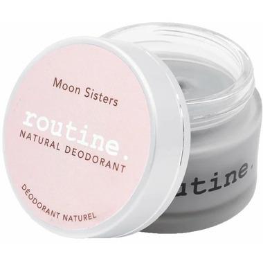 Routine Deodorant Moon Sisters 58 gram jar. Activated Charoal, Magnesium, Prebiotics