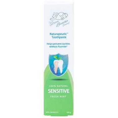 Green Beaver Naturapeutic Toothpaste Sensitive Fresh Mint 100 grams