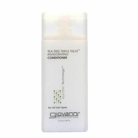 Giovanni Tea Tree Triple Treat Conditioner 59ml Travel Size. For all Hair Types