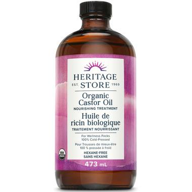 Heritage Store Organic Castor Oil 473ml