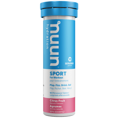 Nuun Hydration Sport Citrus Fruit 10 Tablets. Electrolytes to keep you Hydrated