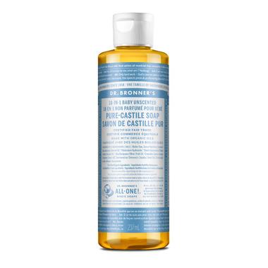 Dr Bronners Castille Soap Baby Unscented 237 ml