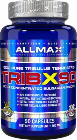 Allmax TRIBX 90 Capsules. Boosts Testosterone and Libido