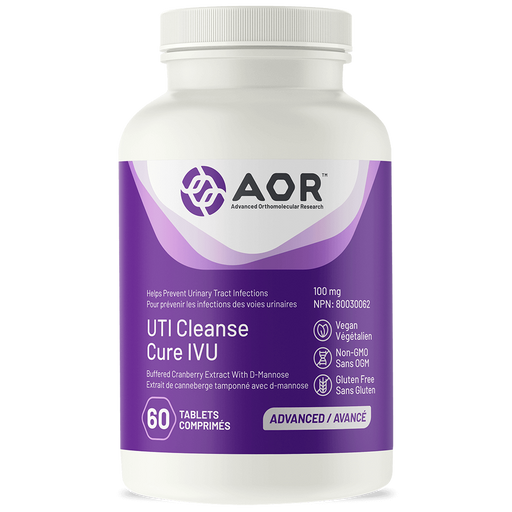AOR UTI Cleanse 60 tablets. For Urinary Tract Infections