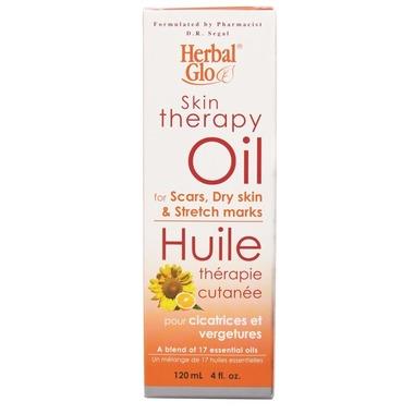 Herbal Glo Skin Therapy Oil 120ml. For Scars, Dry Skin and Stretch Marks