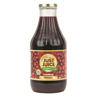 Just Juice Cranberry Juice Organic 1litre