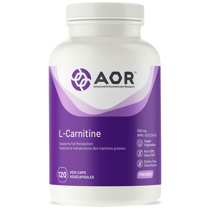 AOR L Carnitine ( Tartrate) 500mg120caps. For Fat Burning & Heart Health