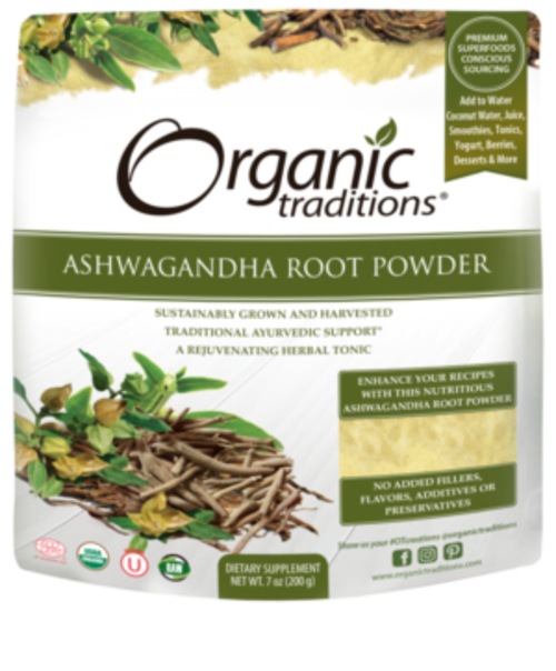 Organic Traditions Ashwagandha Powder 200g