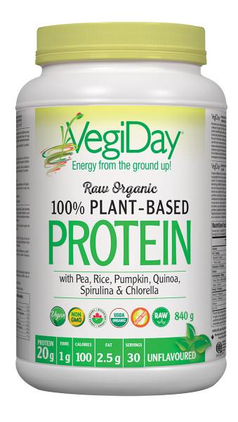 VegiDay Protein Unlfavoured 972g. Organic Vegan Protein Shake.