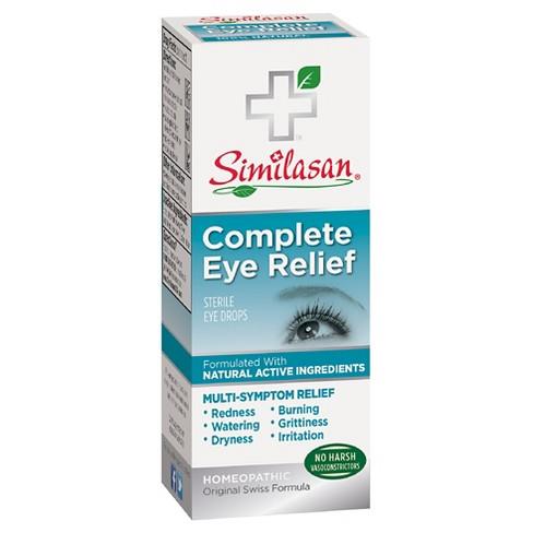 Similasan Complete Eye Relief. Soothes, Moisturizes and Relieves Eyes