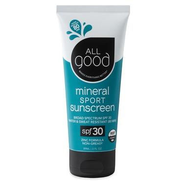 All Good SPF 30 Sport Sunscreen Lotion, Water Resistant