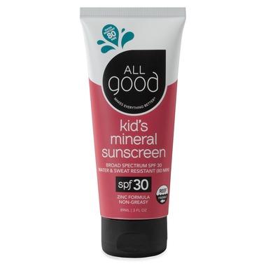 All Good SPF 30 Kid's Sunscreen Lotion, Water Resistant