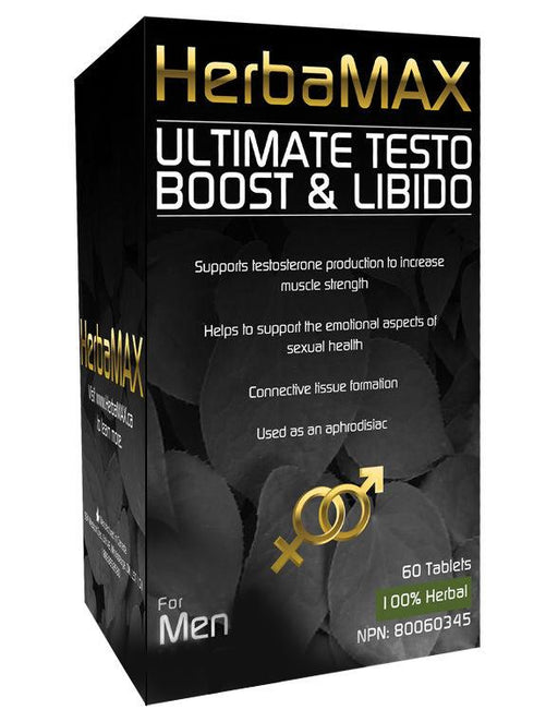 Herbamax Ultimate Testosterone Boost & Libido 60 capsules
