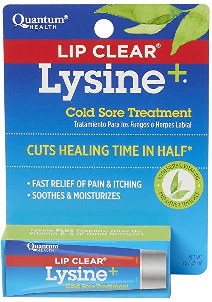 Quantum Lip Clear Lysine Ointment. For Cold Sores