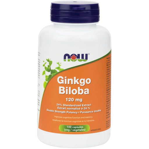 NOW Ginkgo 120mg 100 Capsules | YourGoodHealth