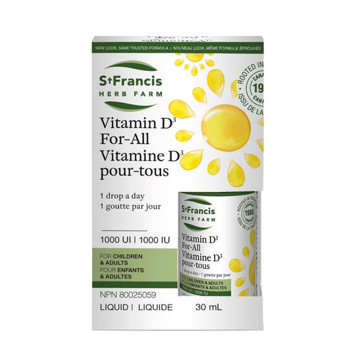 St Francis Vitamin D for All 1000IU 30ml