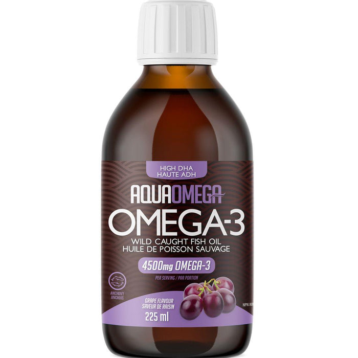 Aqua Omega High DHA Omega 3 Grape | YourGoodHealth
