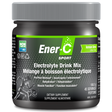 Ener C Sport Electrolyte Lemon Lime 154 grams | YourGoodHealth