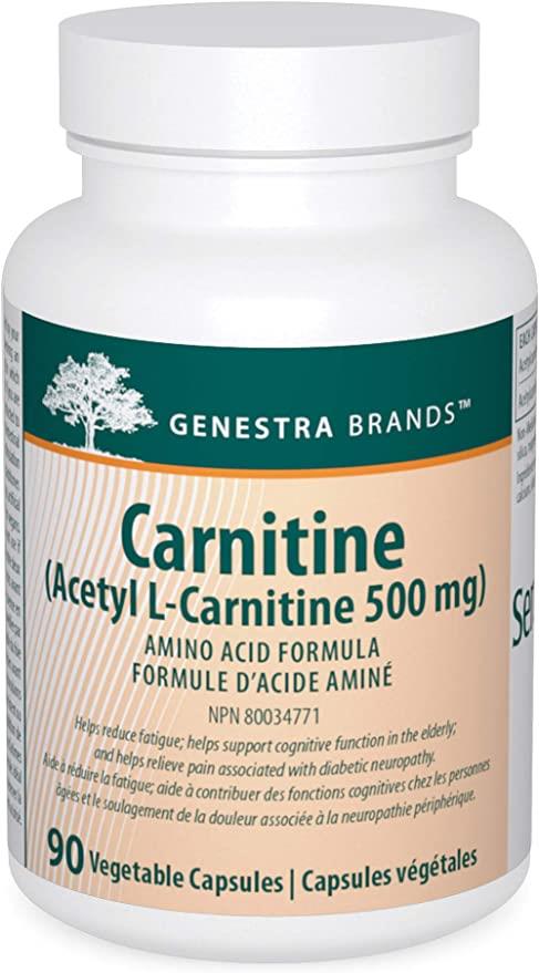 Genestra Acetyl L-Carnitine 500 mg 90 Capsules | YourGoodHealth