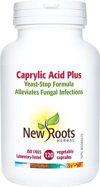 New Roots Caprylic Acid Plus 120 Capsules | YourGoodHealth