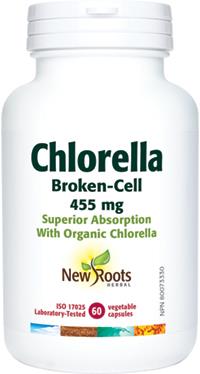 New Roots Chlorella 455 mg 60 Capsules | YourGoodHealth