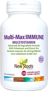 New Roots Multi Max Immune Multivitamin 120 Capsules | YourGoodHealth
