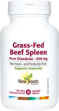 New Roots Grass-Fed Beef Spleen 30 Capsules | YourGoodHealth
