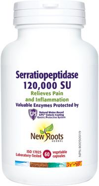 New Roots Serratiopeptidase 120,000 SU 60 Capsules | YourGoodHealth