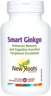 New Roots Smart Ginkgo 60 Capsules | YourGoodHealth