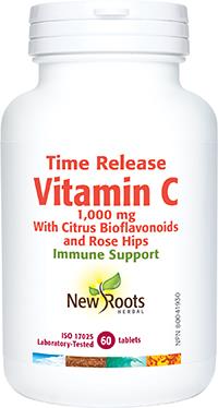 New Roots Vitamin C Time Release 1000 mg 60 Tablets | YourGoodHealth