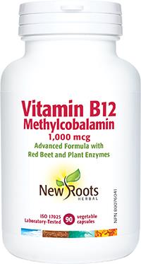 New Roots Vitamin B12 1000 mcg 90 Capsules | YourGoodHealth
