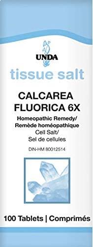 UNDA Tissue Salt Calcarea Fluorica 6X 100 Tablets | YourGoodHealth