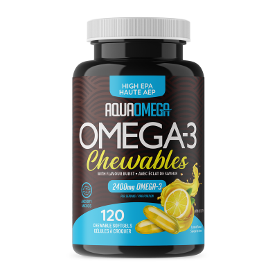 AquaOmega Omega 3 Chewable Lemon | YourGoodHealth