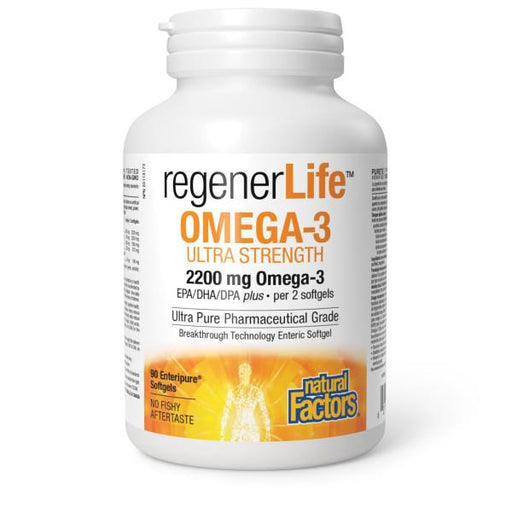 Natural Factors RegenerLife Omega 3 90 | YourGoodHealth