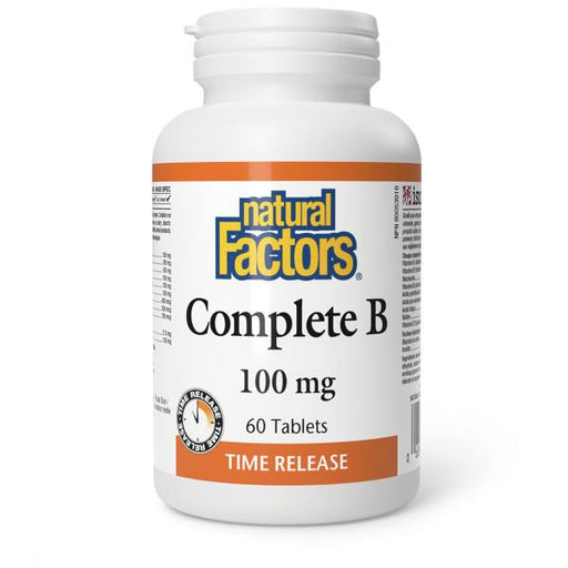 Natural Factors Complete B 100mg 60 tablets | YourGoodHealth