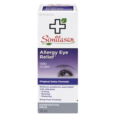 Similasan Allergy Eye Relief Eye Drops. For Itching, Burning, Red Eyes