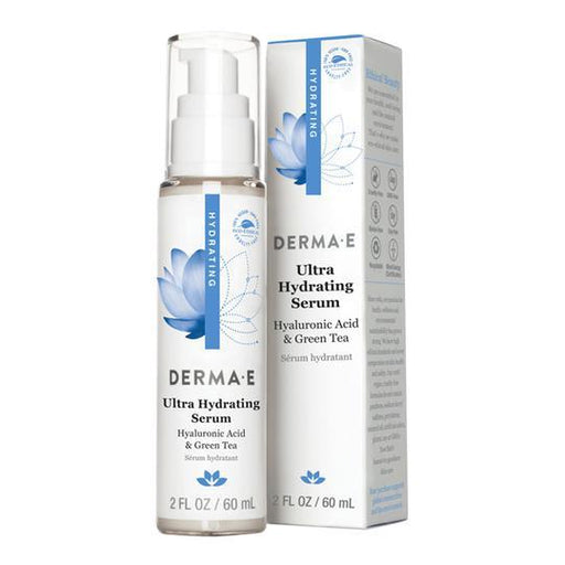 Derma E Hydrating Dewy Face Serum with Hyaluronic Acid 60ml.Softens Fine Lines and Wrinkles
