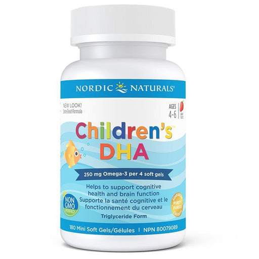 Nordic Naturals Children's DHA Strawberry 180's. For Brain and Eye Health