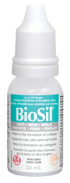BioSil Drops 30ml.  Biosil helps to generate Collagen for Stronger Thicker Hair and Nails and Fewer Lines and Wrinkles.