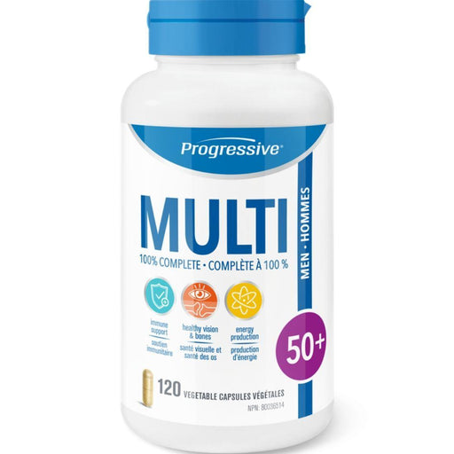 Progressive Mens 50+ MultiVitamins 120 caps | YourGoodHealth