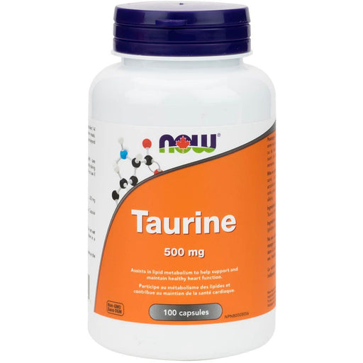 NOW Taurine 500mg 100 capsules | YourGoodHealth